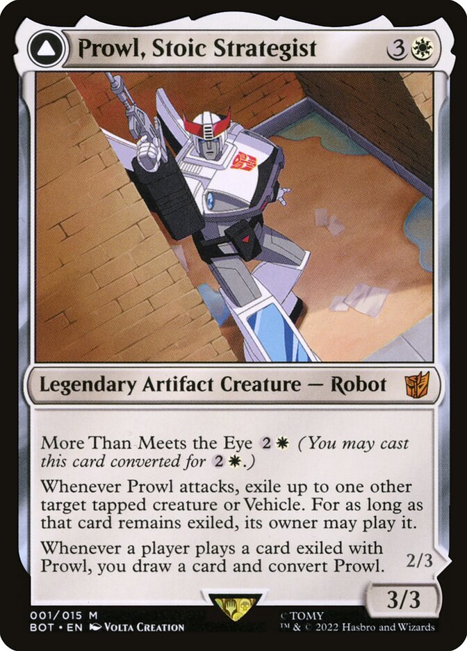 Prowl, Stoic Strategist // Prowl, Pursuit Vehicle (Transformers) #1