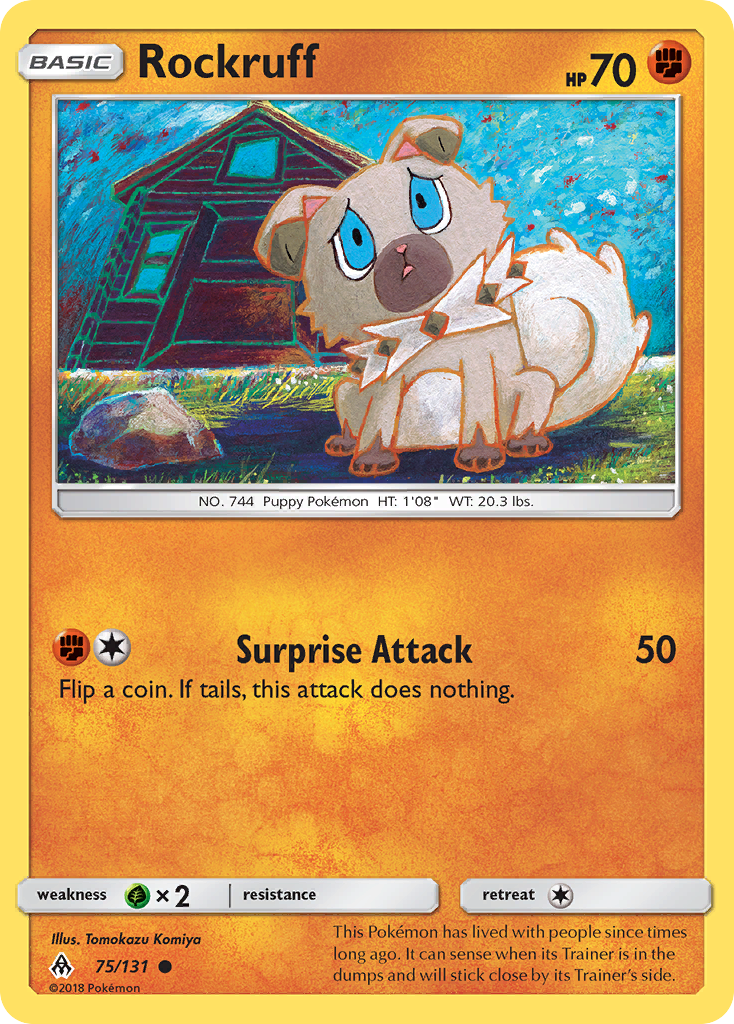 Rockruff (Forbidden Light) #75