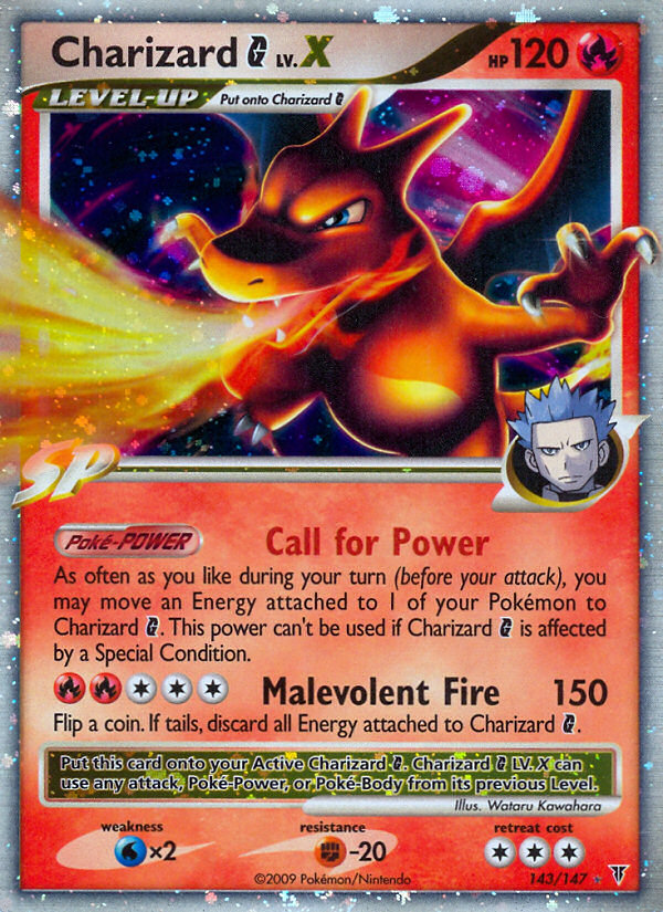 Charizard G LV.X (Supreme Victors) #143