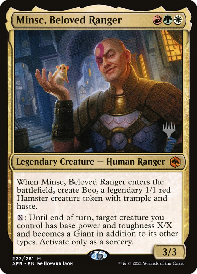 Minsc, Beloved Ranger (Adventures in the Forgotten Realms Promos) #227p