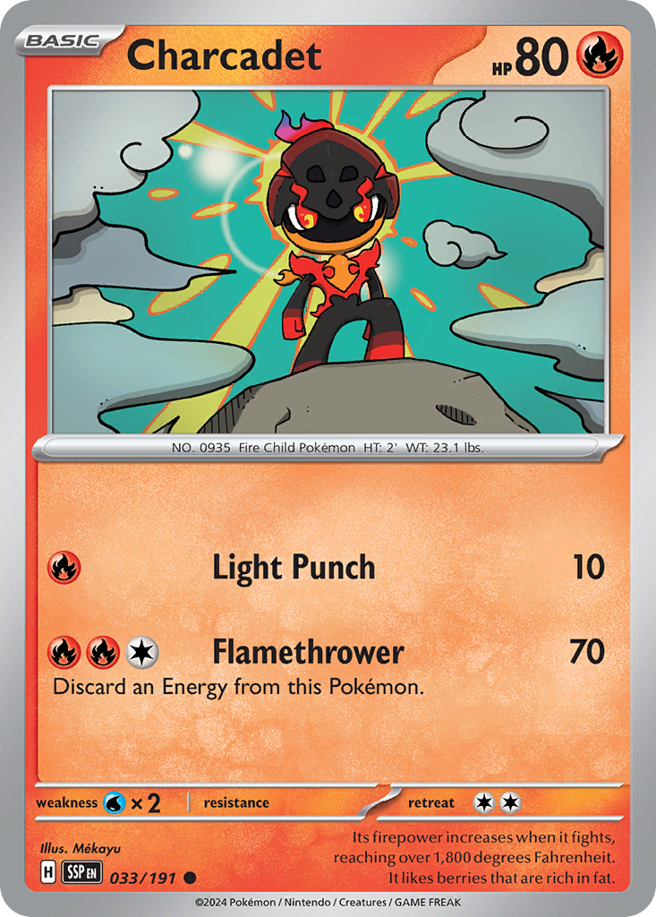 Charcadet (Surging Sparks) #33