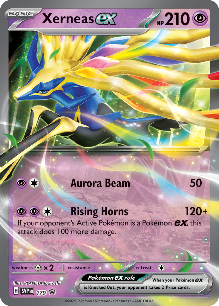 Xerneas ex (Scarlet & Violet Promos) #179