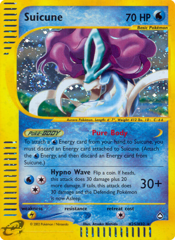 Suicune (Aquapolis) #H25