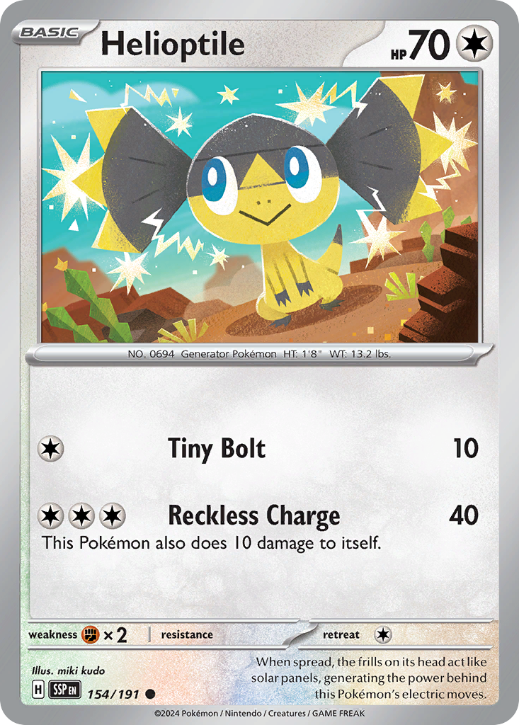 Helioptile (Surging Sparks) #154