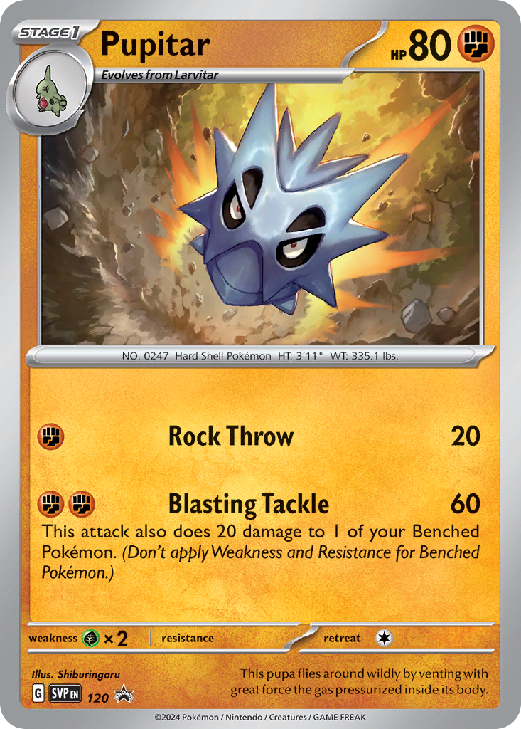Pupitar (Scarlet & Violet Black Star Promos) #120
