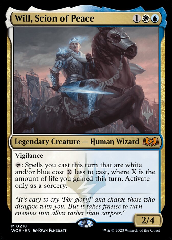 Will, Scion of Peace (Wilds of Eldraine Promos) #218p