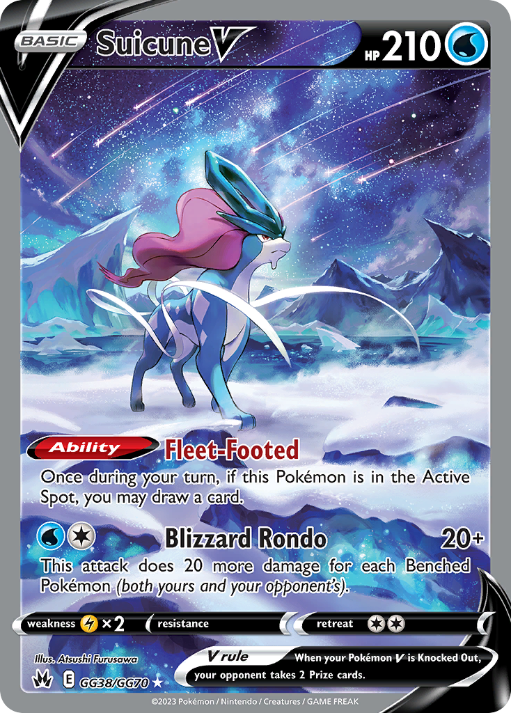 Suicune V (Crown Zenith Galarian Gallery) #GG38