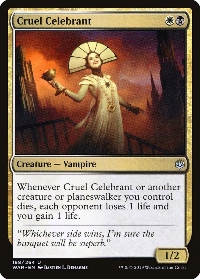 Cruel Celebrant (War of the Spark) #188