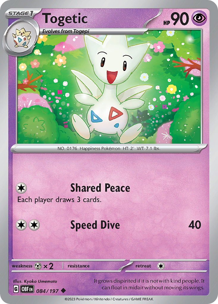 Togetic (Obsidian Flames) #84