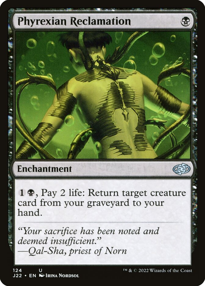 Phyrexian Reclamation (Jumpstart 2022) #124