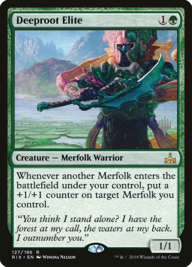 Deeproot Elite (Rivals of Ixalan Promos) #127p