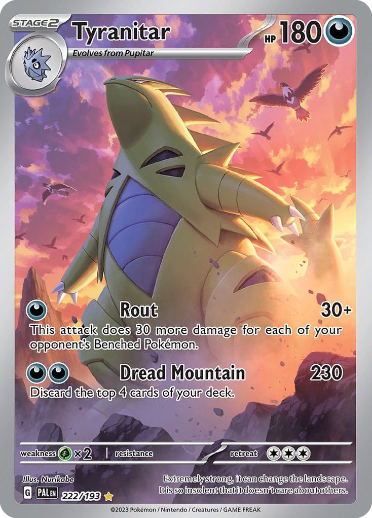 Tyranitar (Paldea Evolved) #222