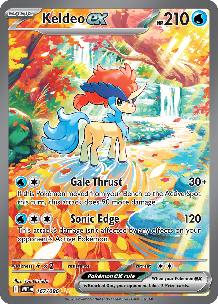 Keldeo ex (White Flare) #167