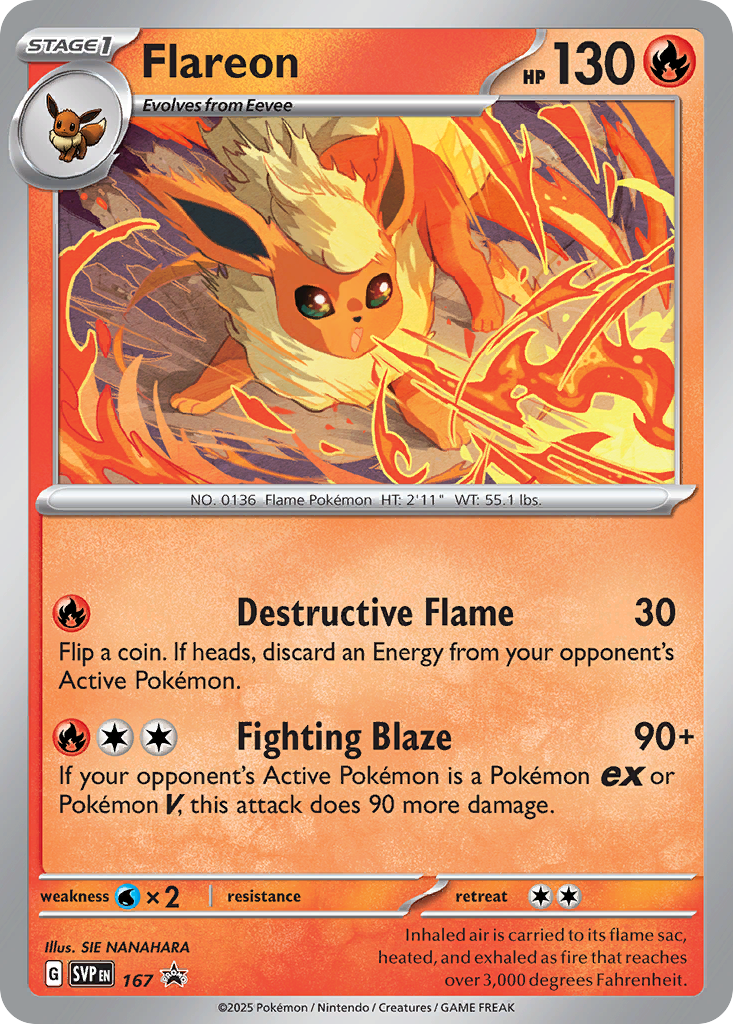 Flareon (Scarlet & Violet Promos) #167