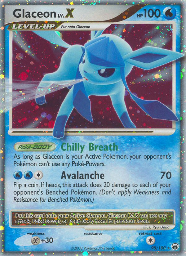 Glaceon LV.X (Majestic Dawn) #98