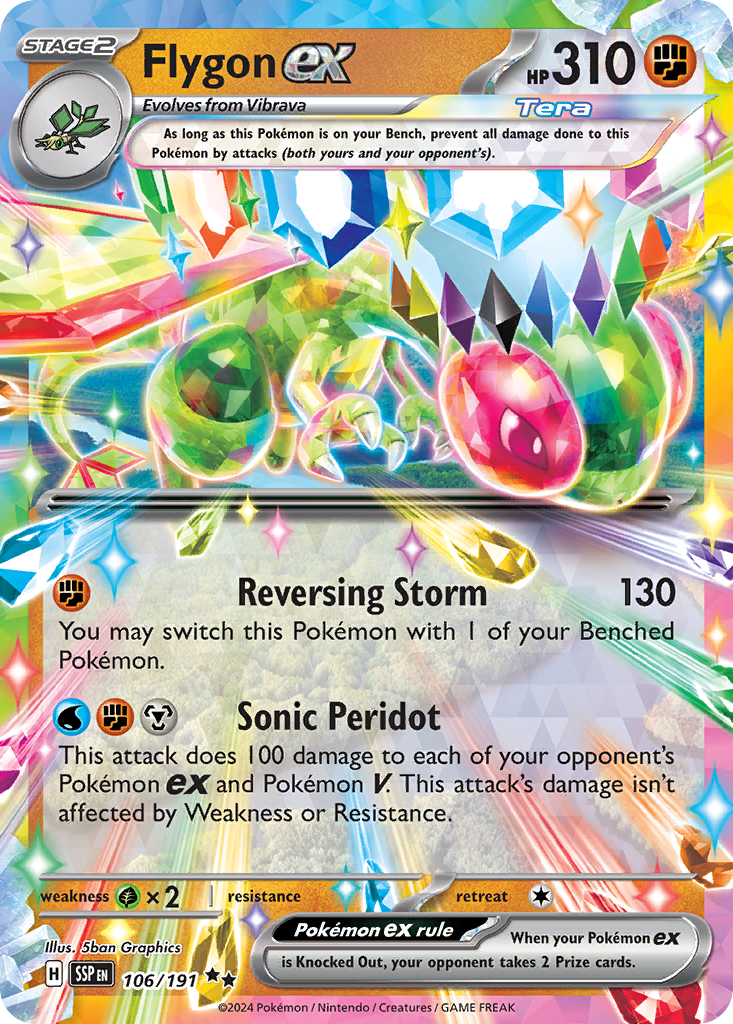 Flygon ex (Surging Sparks) #106