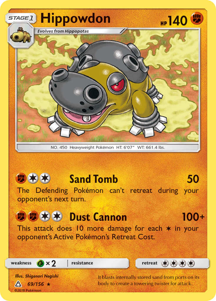Hippowdon (Ultra Prism) #69
