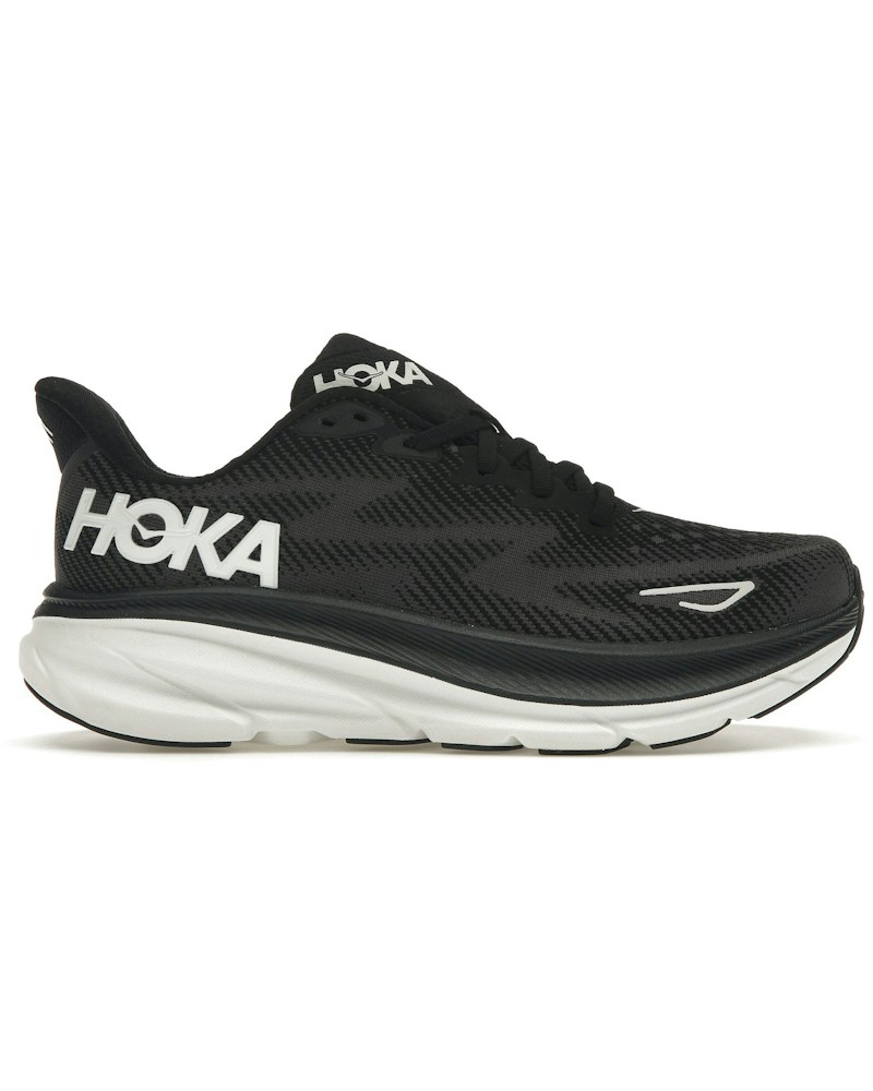 Hoka Clifton 9 Black White