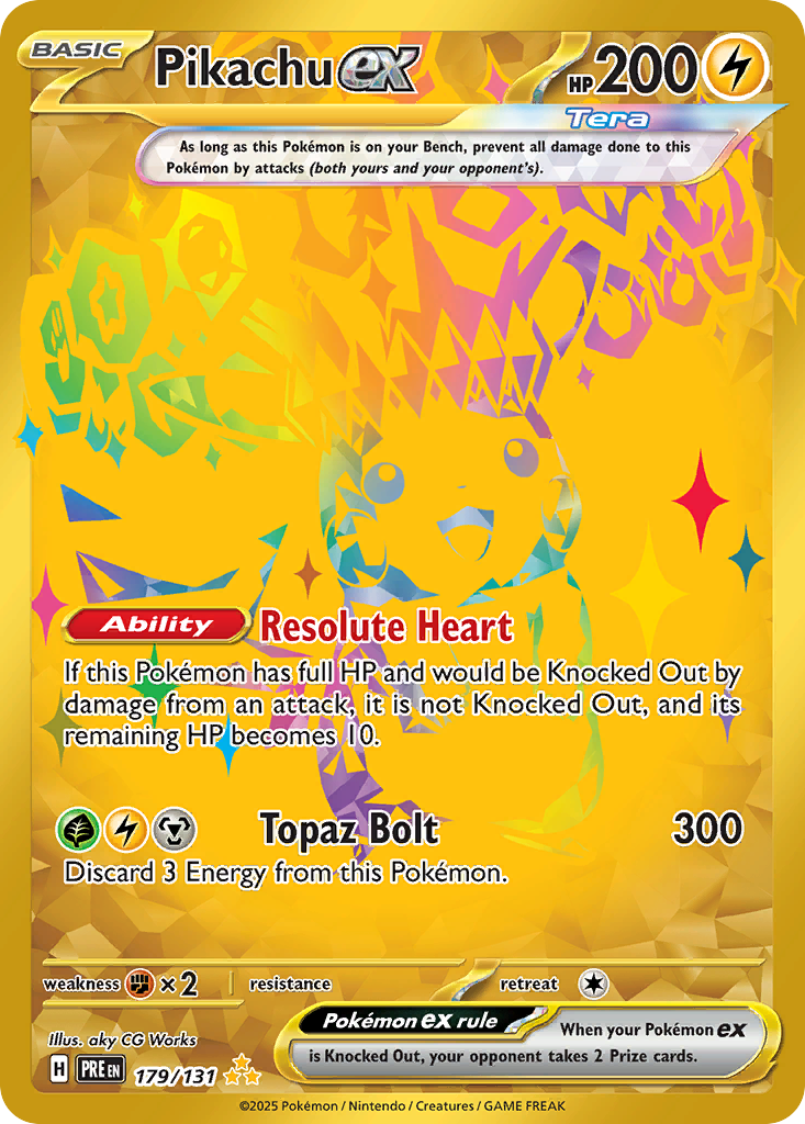Pikachu ex (Prismatic Evolutions) #179