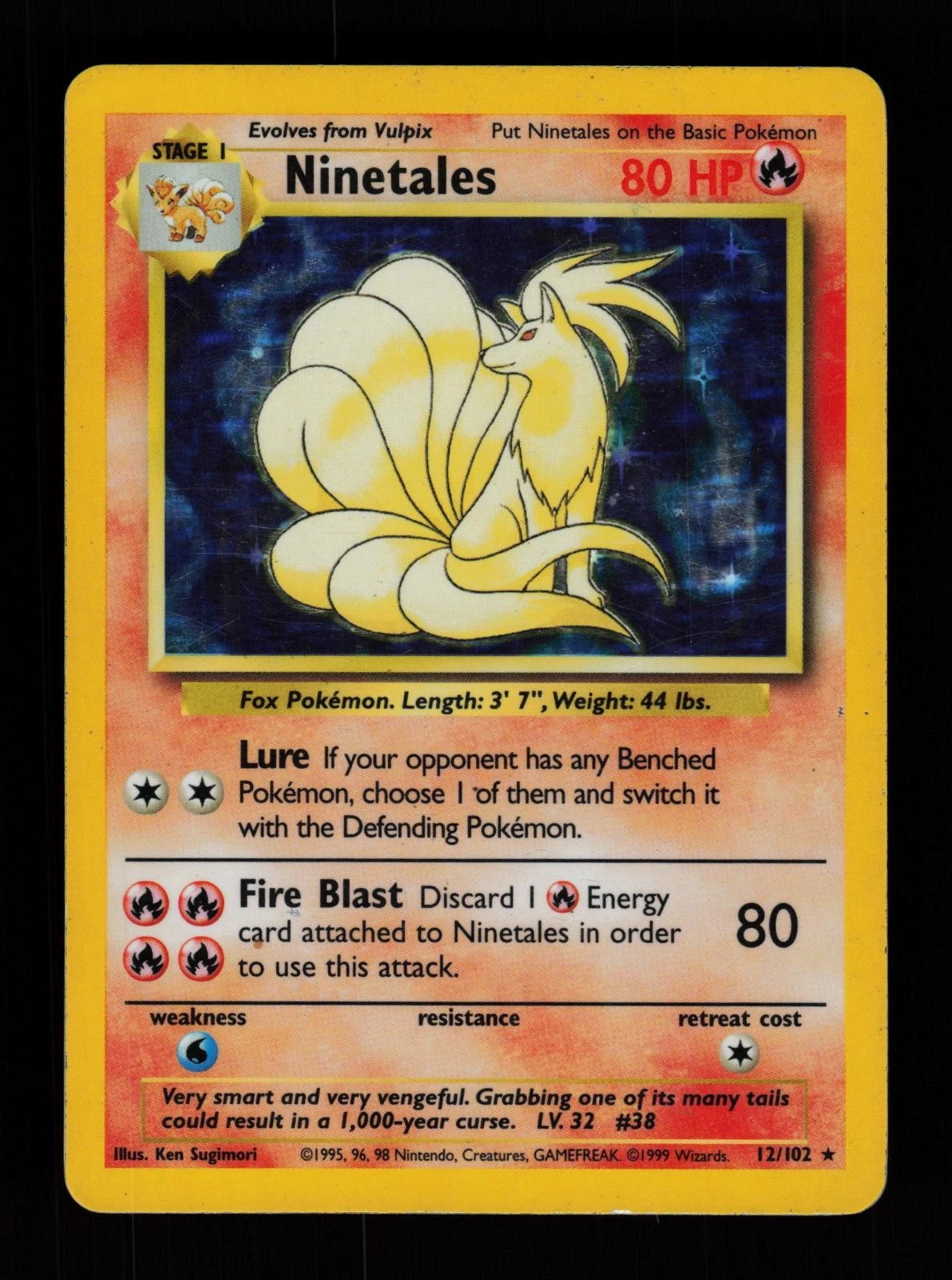 Ninetales Base #12