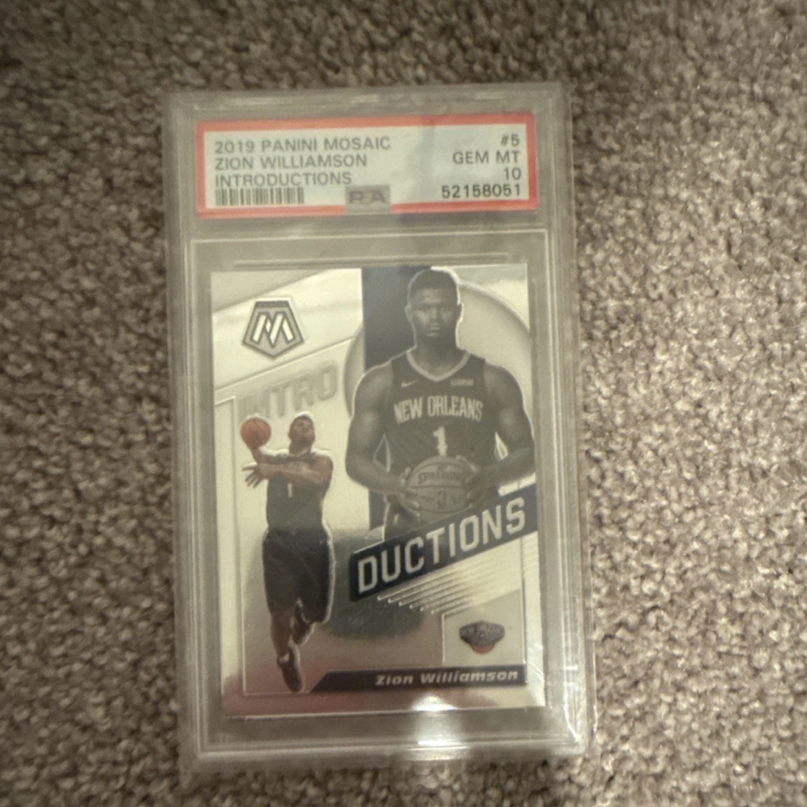 Zion Williamson 2019 Panini Mosaic