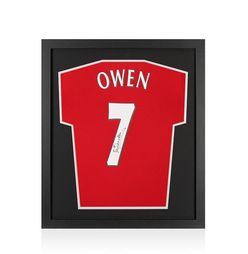 Michael Owen Signed Manchester United T-Shirt