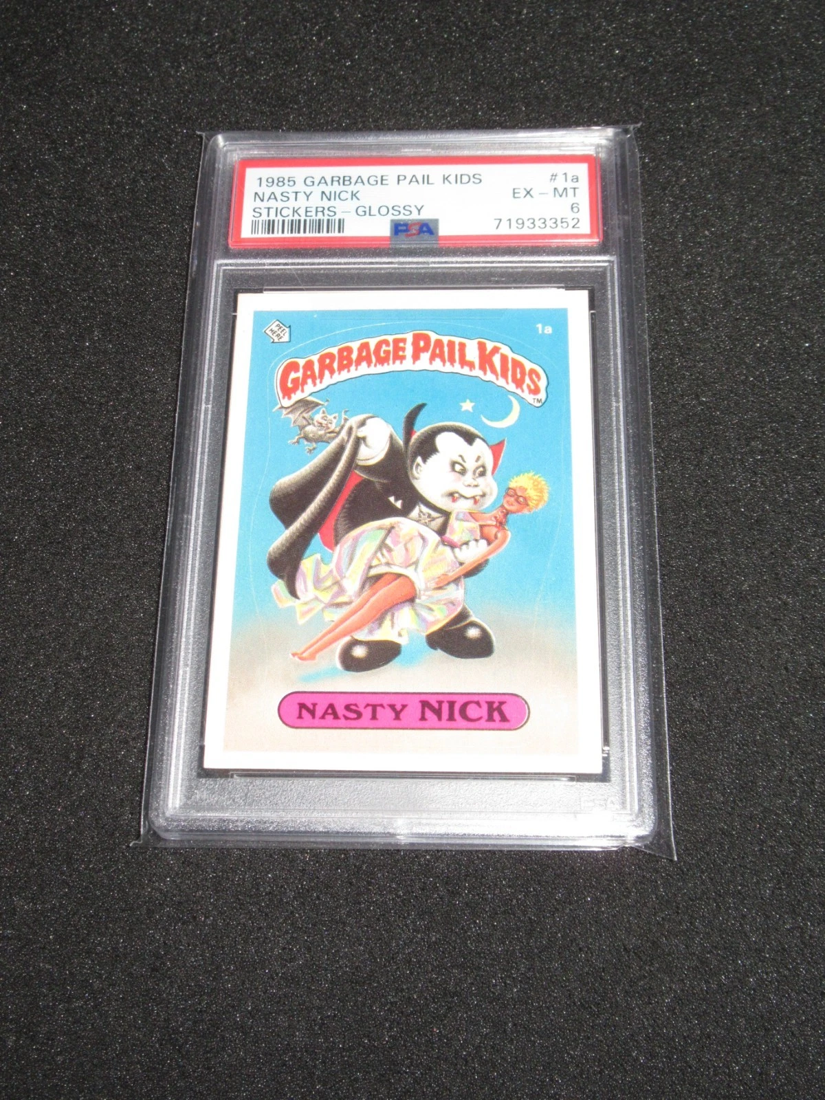 1985 Topps Garbage Pail Kids Nasty Nick #1a (Glossy)
