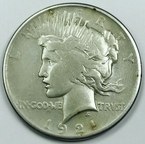 1921 Peace Dollar High Relief
