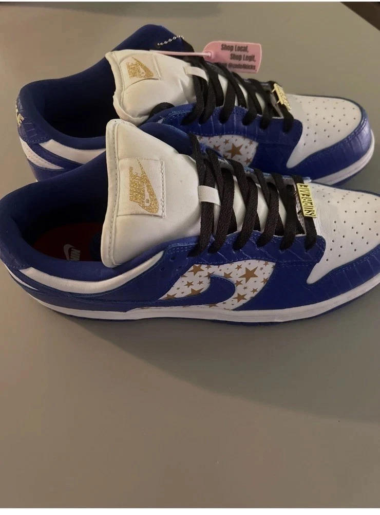 Nike SB Dunk Low Supreme Stars Blue