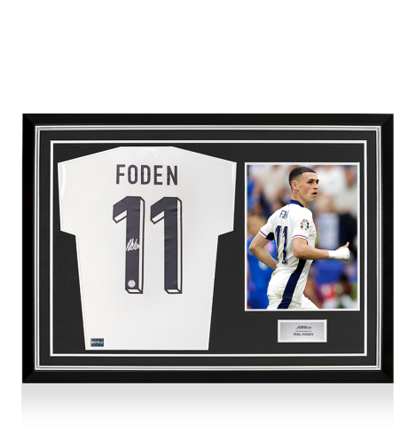 Phil Foden Signed England Jersey