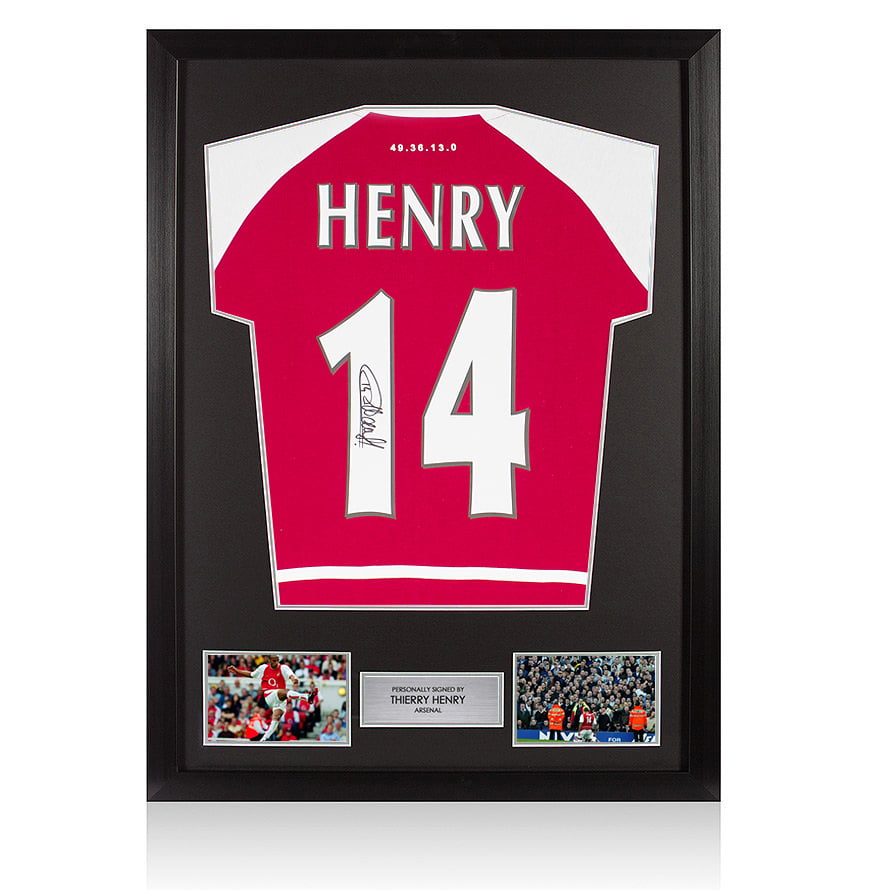 Thierry Henry Signed Arsenal T-Shirt