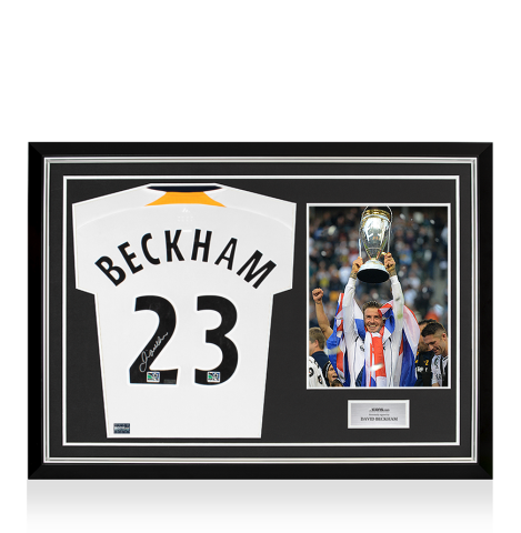 David Beckham Signed LA Galaxy Jersey