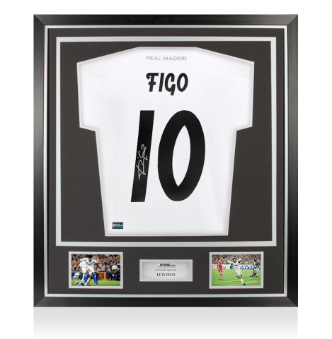 Luis Figo Signed Real Madrid T-Shirt