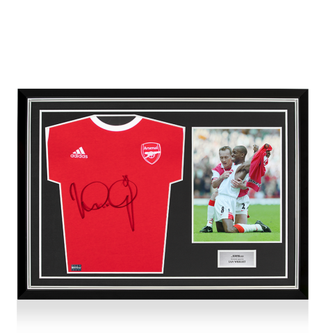 Ian Wright Signed Arsenal T-Shirt