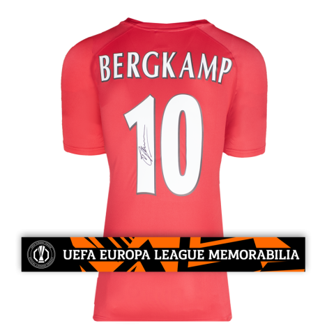 Dennis Bergkamp Signed Arsenal T-Shirt