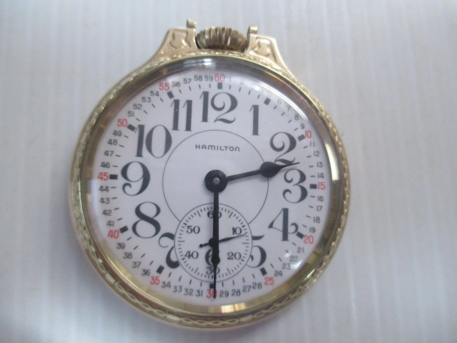 Hamilton 936 18s 17-Jewel Pocket Watch