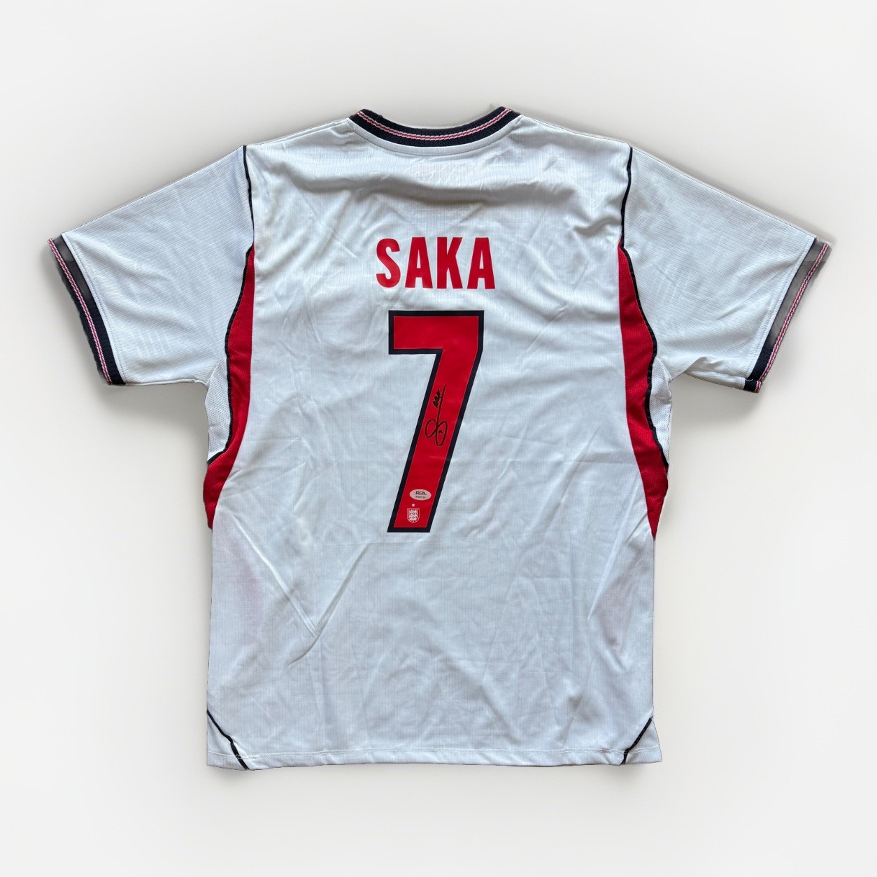 Bukayo Saka Signed England Jersey