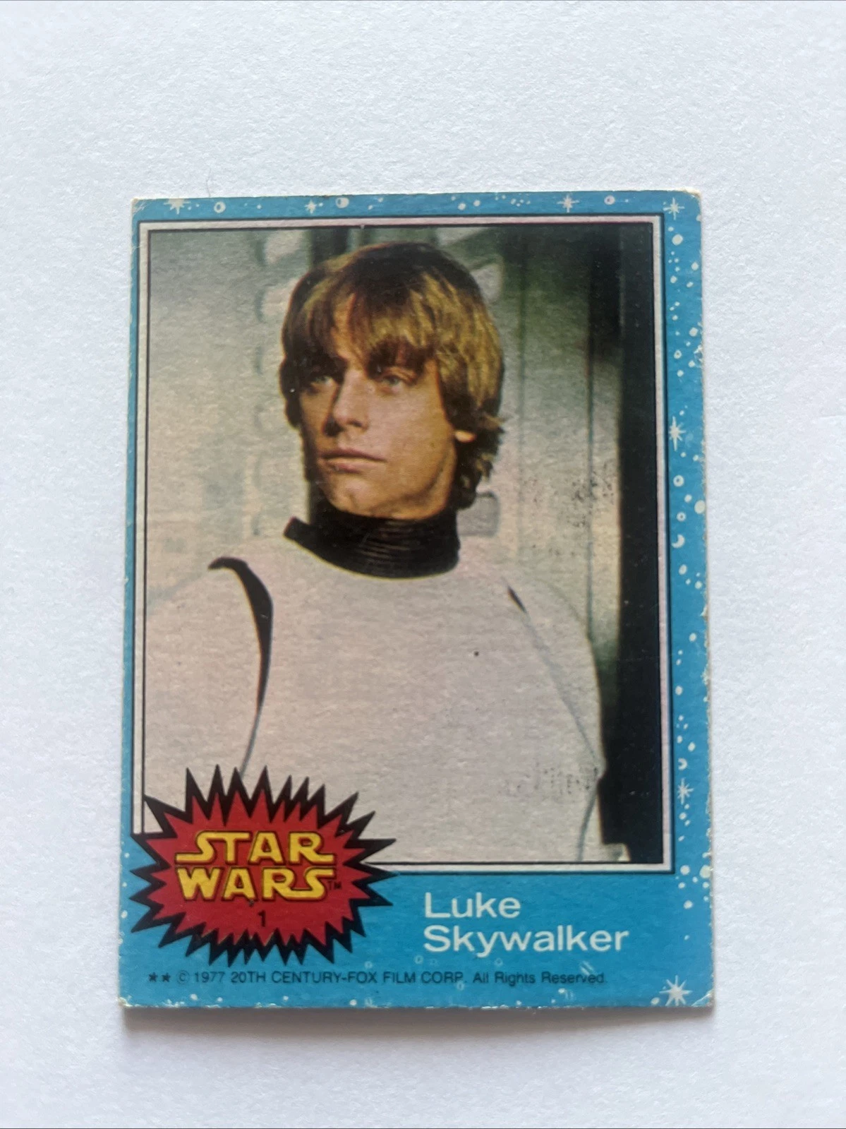 1977 Topps Star Wars Series 1 Luke Skywalker #1