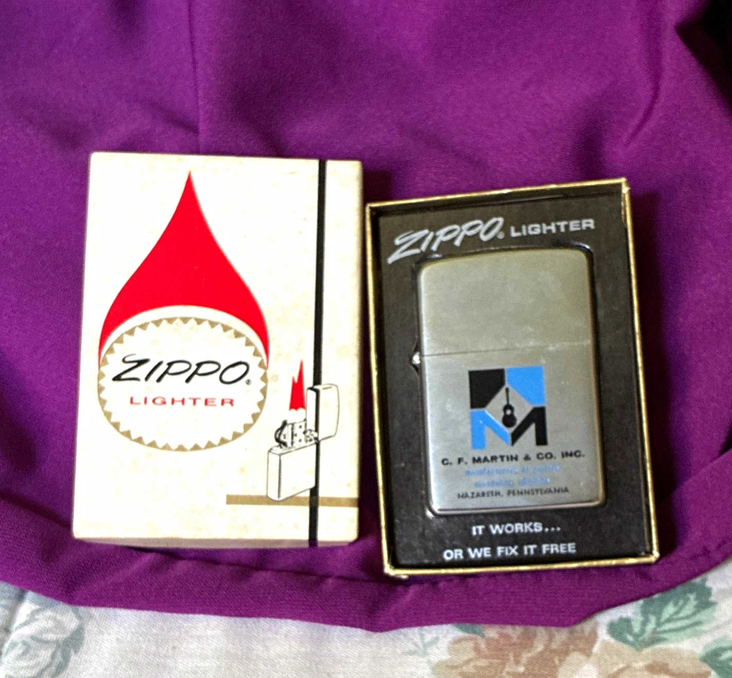 Zippo REX Globe Logo Advertising Lighter