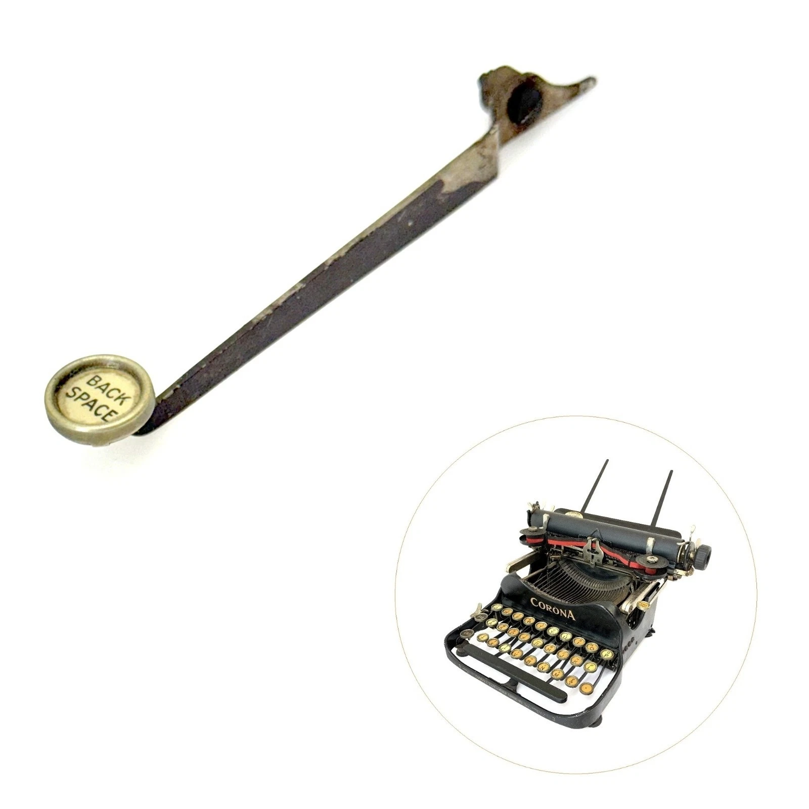 Corona No. 3 Typewriter Key