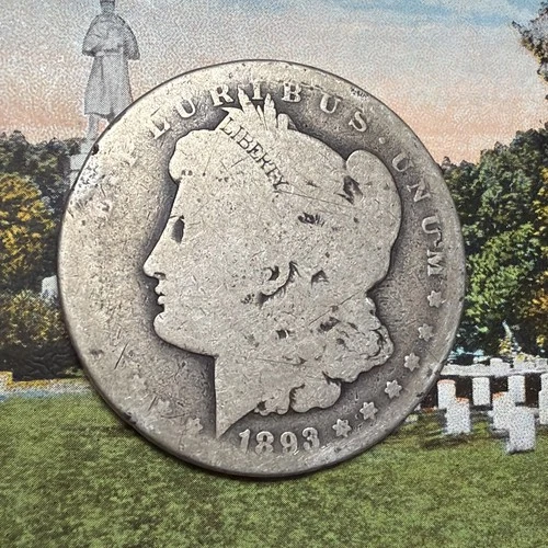1893-CC Morgan Dollar