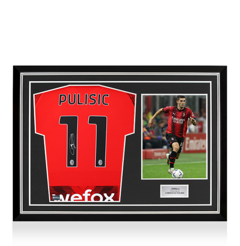 Christian Pulisic Signed AC Milan Jersey