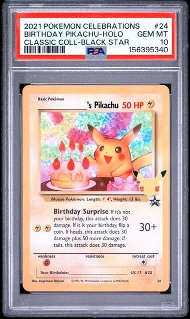 Birthday Pikachu Promo