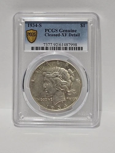 1934-S Peace Dollar