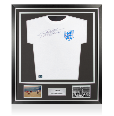 Geoff Hurst Signed England T-Shirt