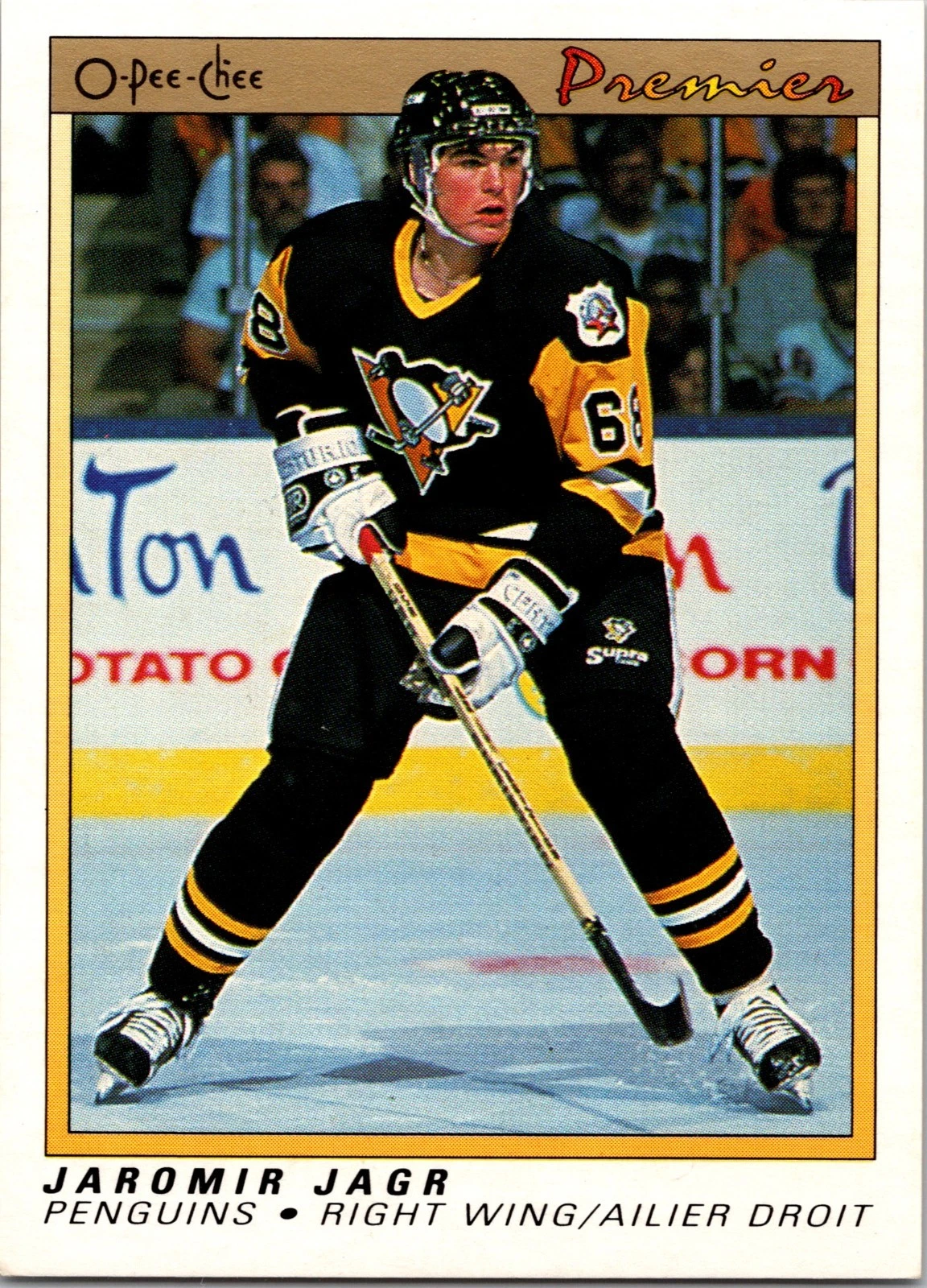 1990 O-Pee-Chee Premier Jaromir Jagr #50