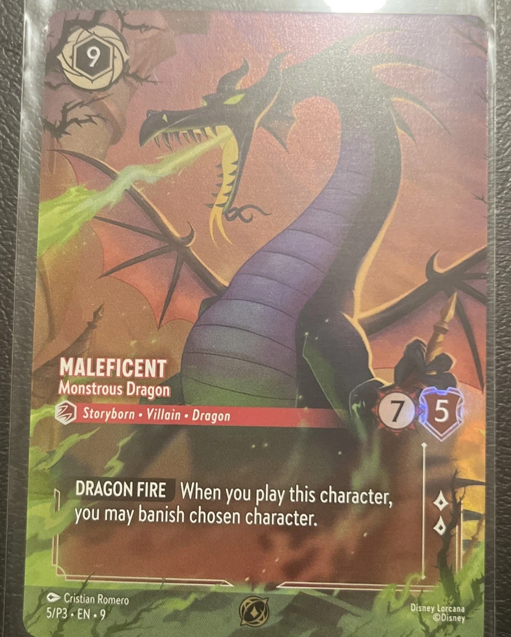 Maleficent, Monstrous Dragon (Set Championship Promo)