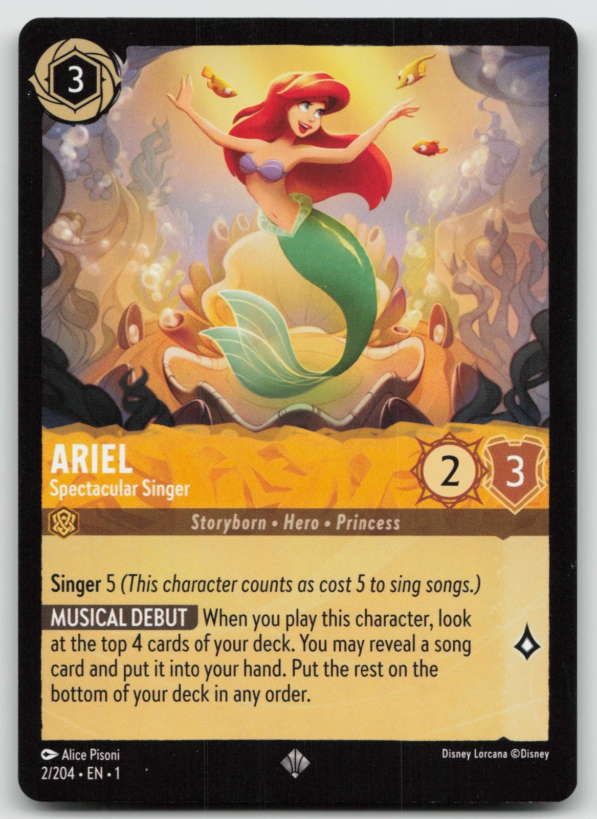 Ariel, Spectacular Singer (Super Rare, The First Chapter)