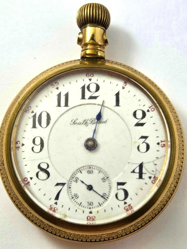 South Bend Watch Co. 18s Gold-Filled Pocket Watch