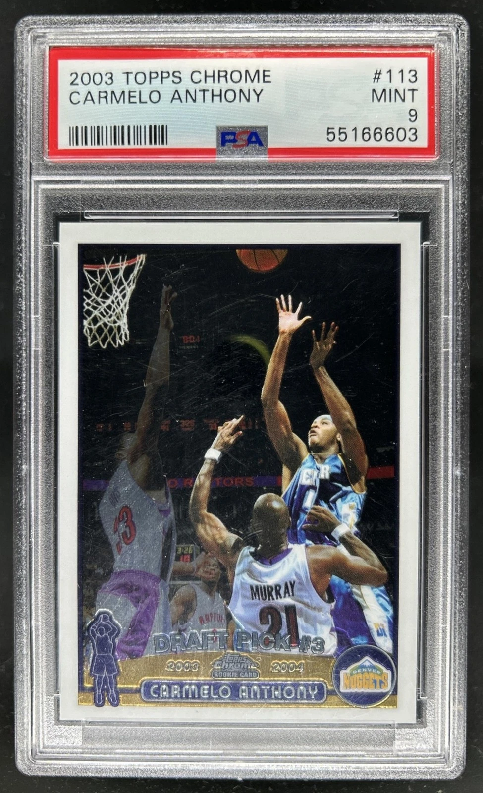 2003 Topps Chrome Carmelo Anthony #113